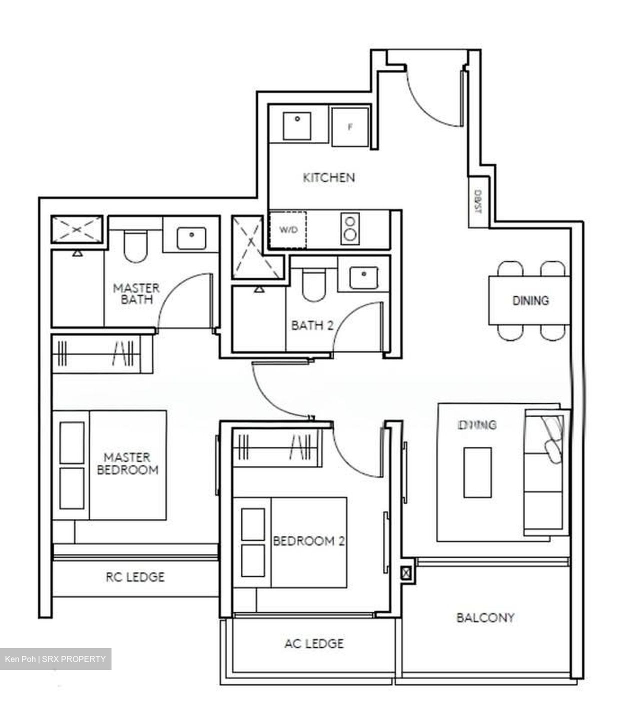 Amo Residence (D20), Apartment #539689061